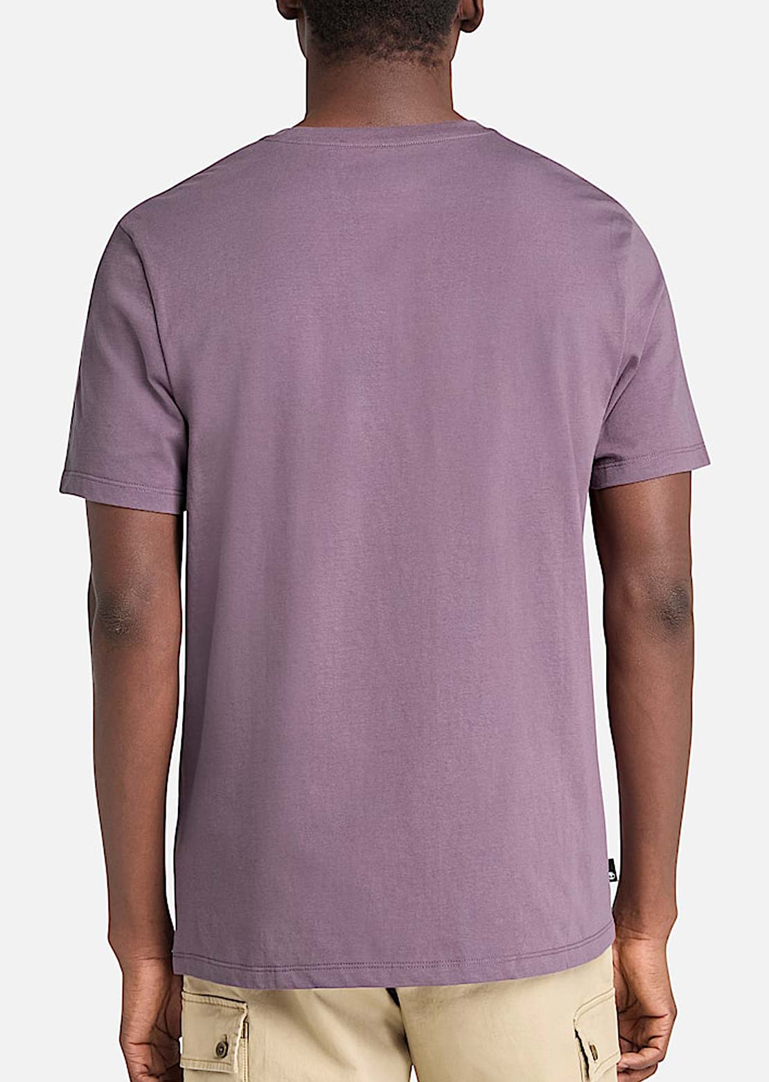 Timberland Men&#39;s Big Oval Logo T-shirt Vintage Violet