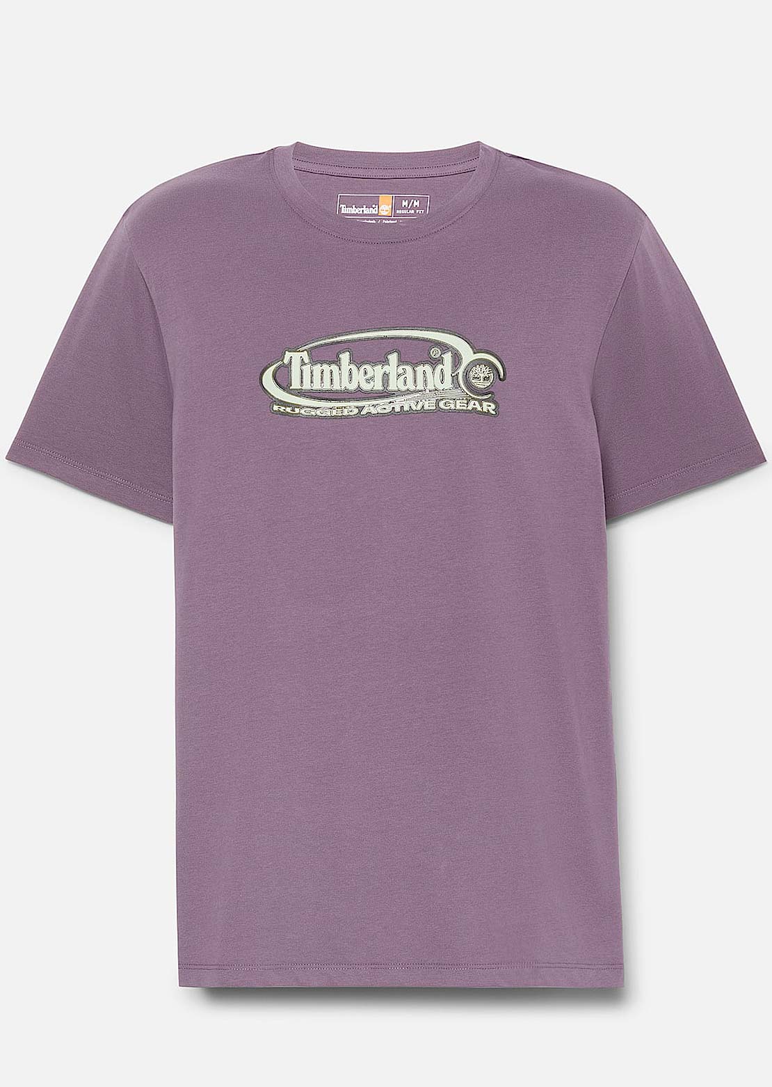 Timberland Men&#39;s Big Oval Logo T-shirt Vintage Violet