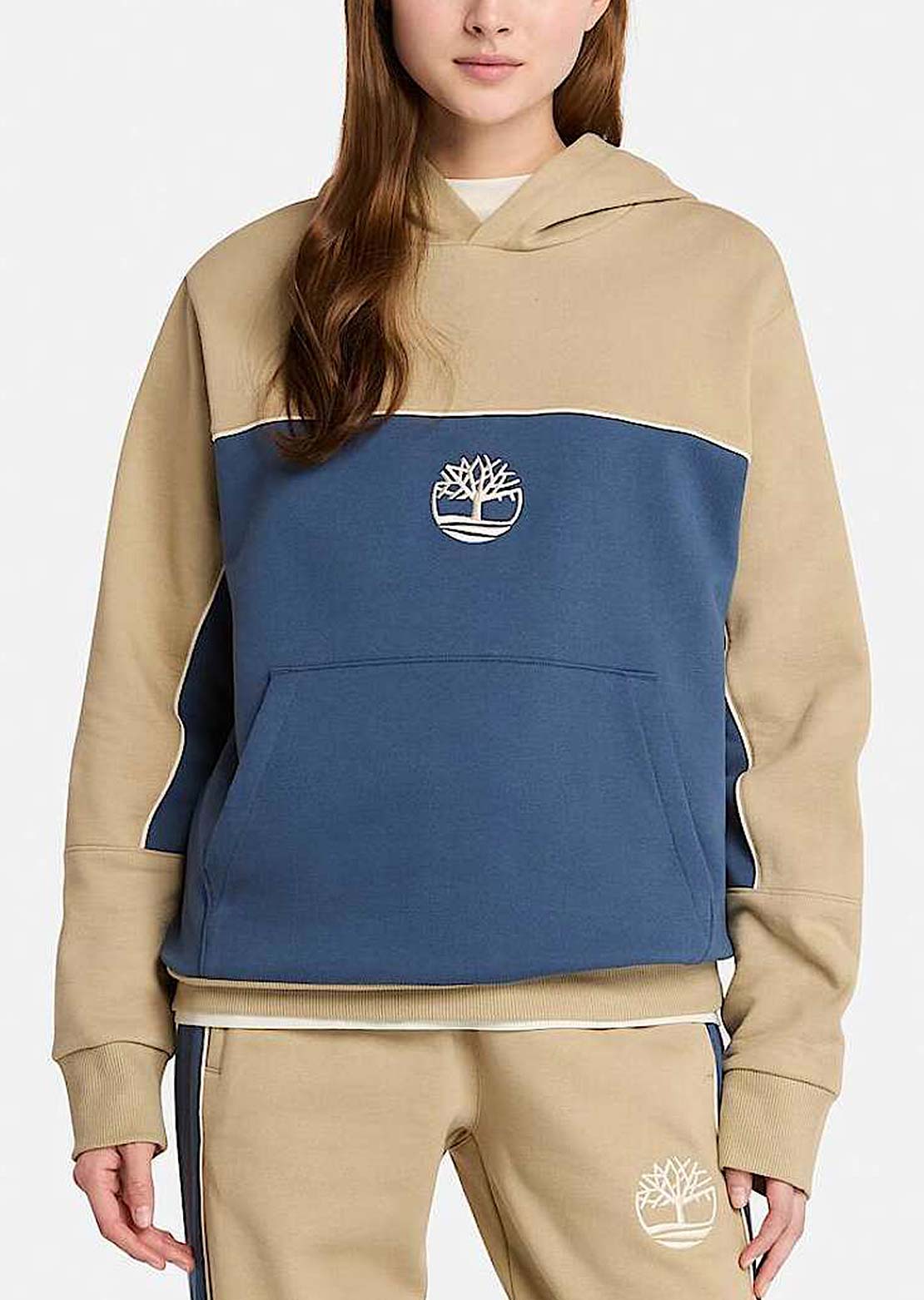 Timberland Men&#39;s Cut and Sew Hood Lemon Pepper/Dark Denim