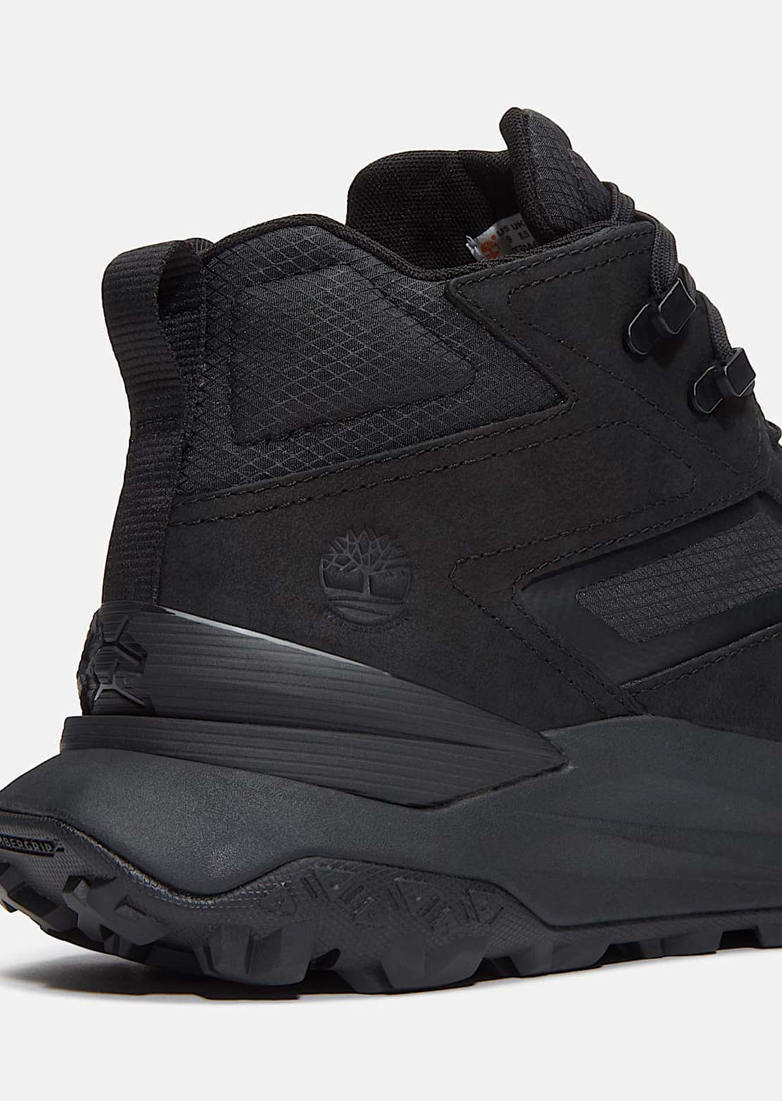 Timberland Men&#39;s Motion Access Mid Lace-up Waterproof Hiking Boots Black Ripstop