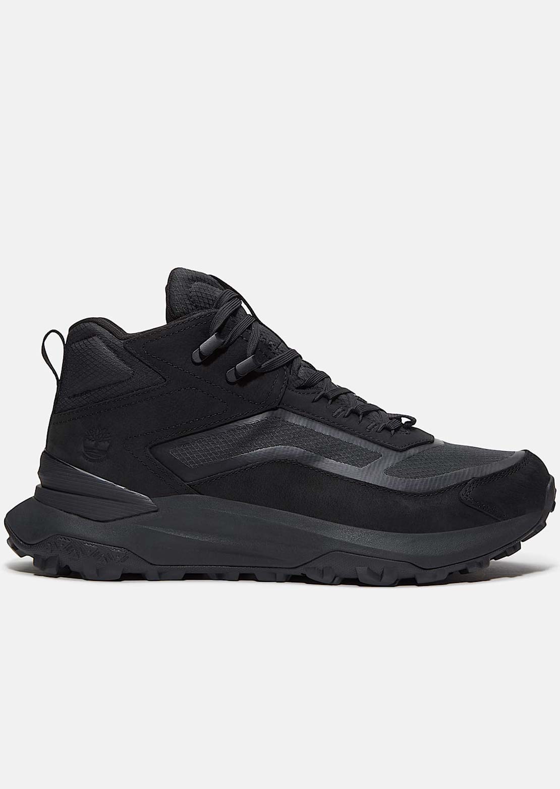 Timberland Men&#39;s Motion Access Mid Lace-up Waterproof Hiking Boots Black Ripstop