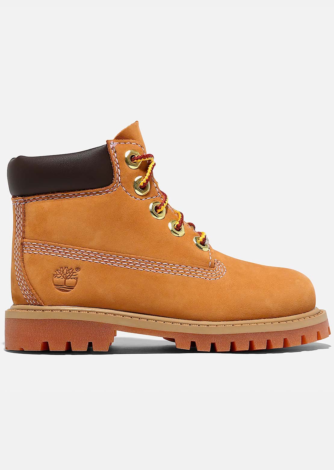Timberland Toddler Premium 6 Inch Lace Up Waterproof Boots Wheat