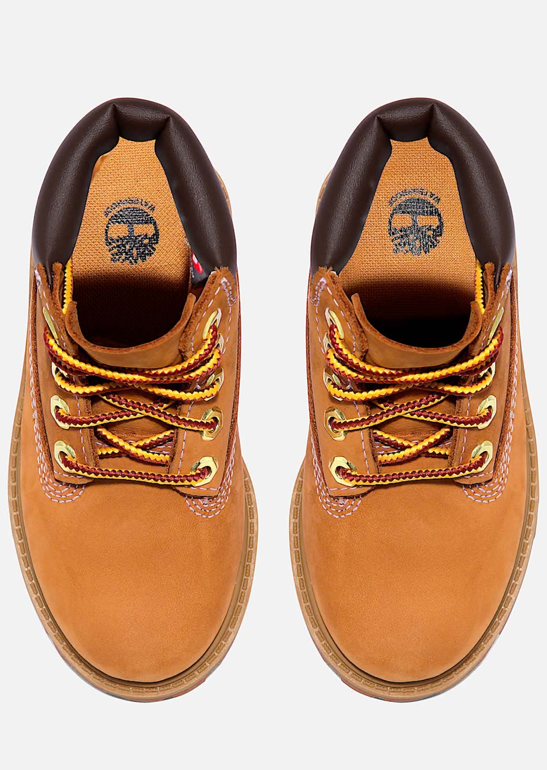 Timberland Toddler Premium 6 Inch Lace Up Waterproof Boots Wheat