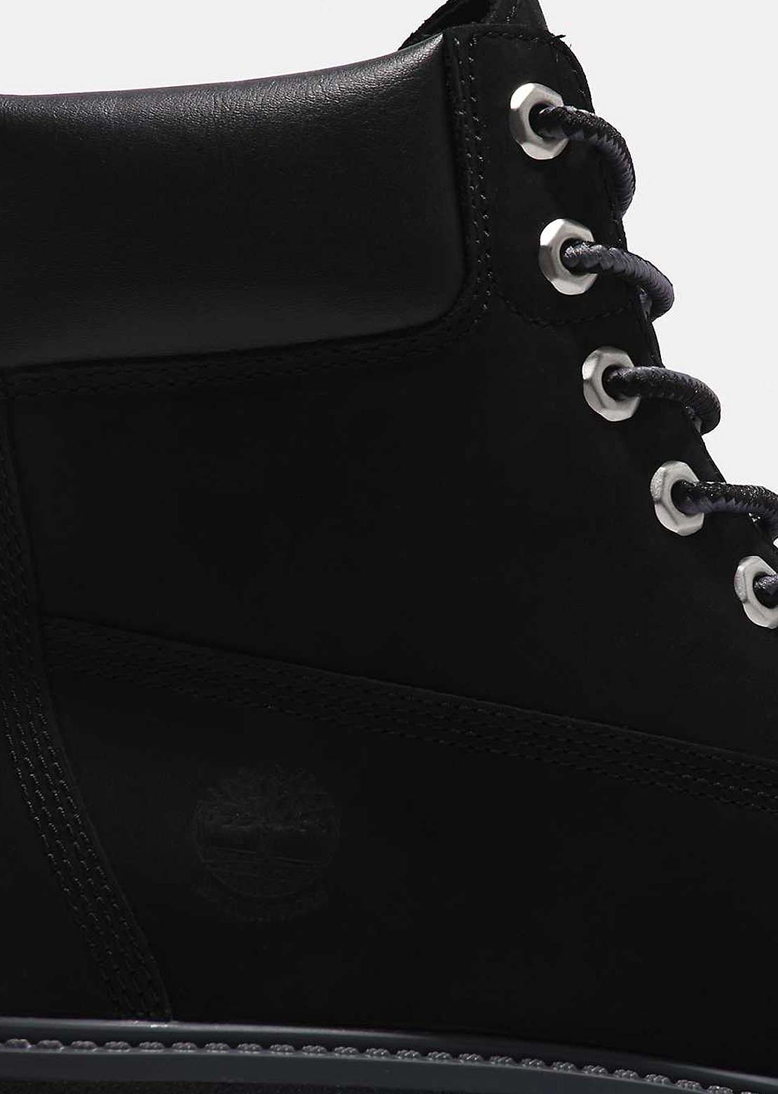 Timberland Women&#39;s 6 Inch Lace Up Waterproof Boot Jet Black