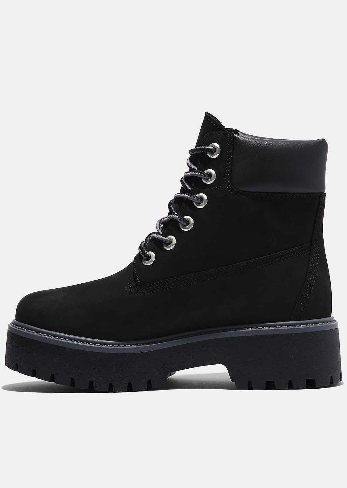 Timberland Women&#39;s 6 Inch Lace Up Waterproof Boot Jet Black