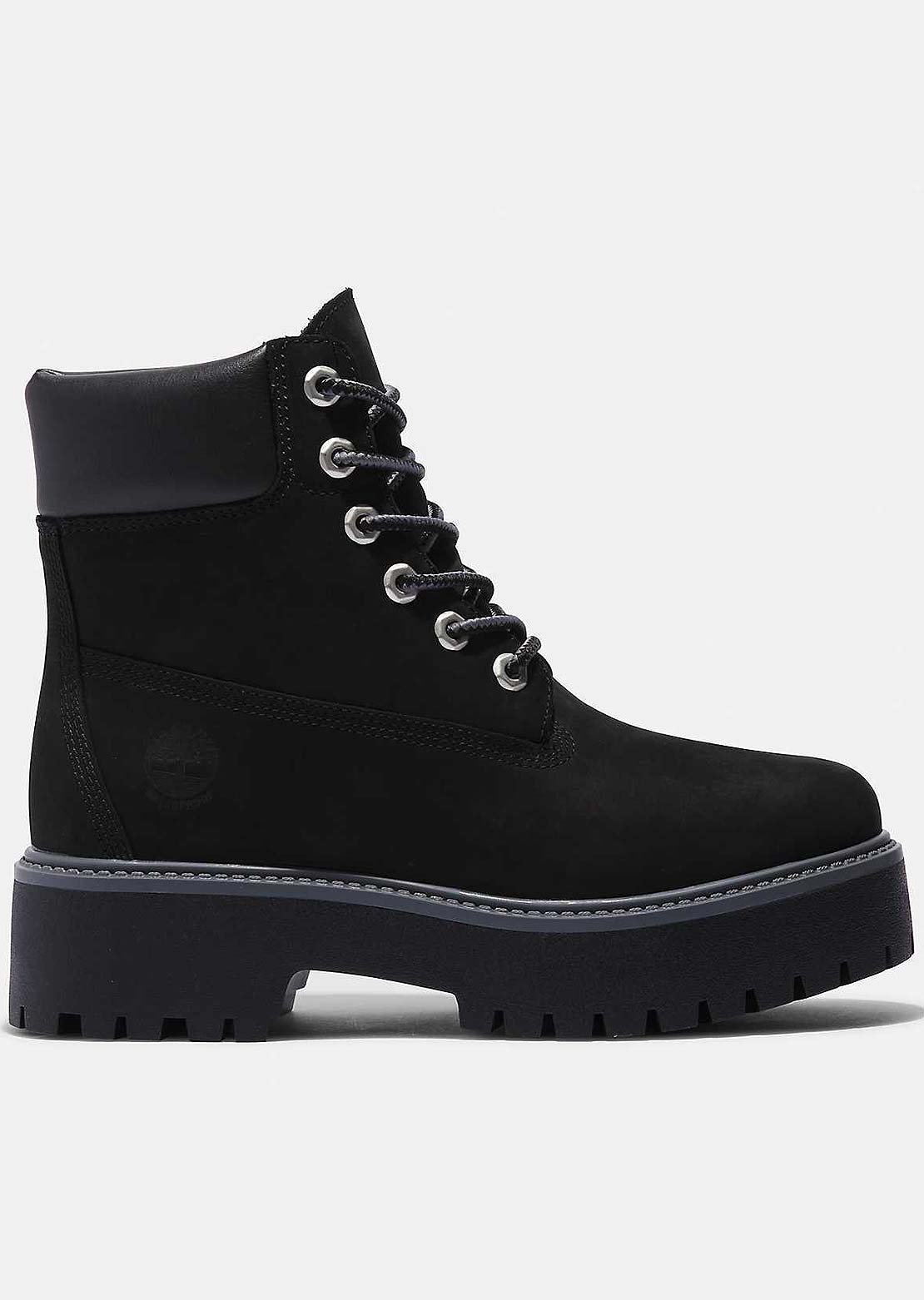Timberland Women&#39;s 6 Inch Lace Up Waterproof Boot Jet Black