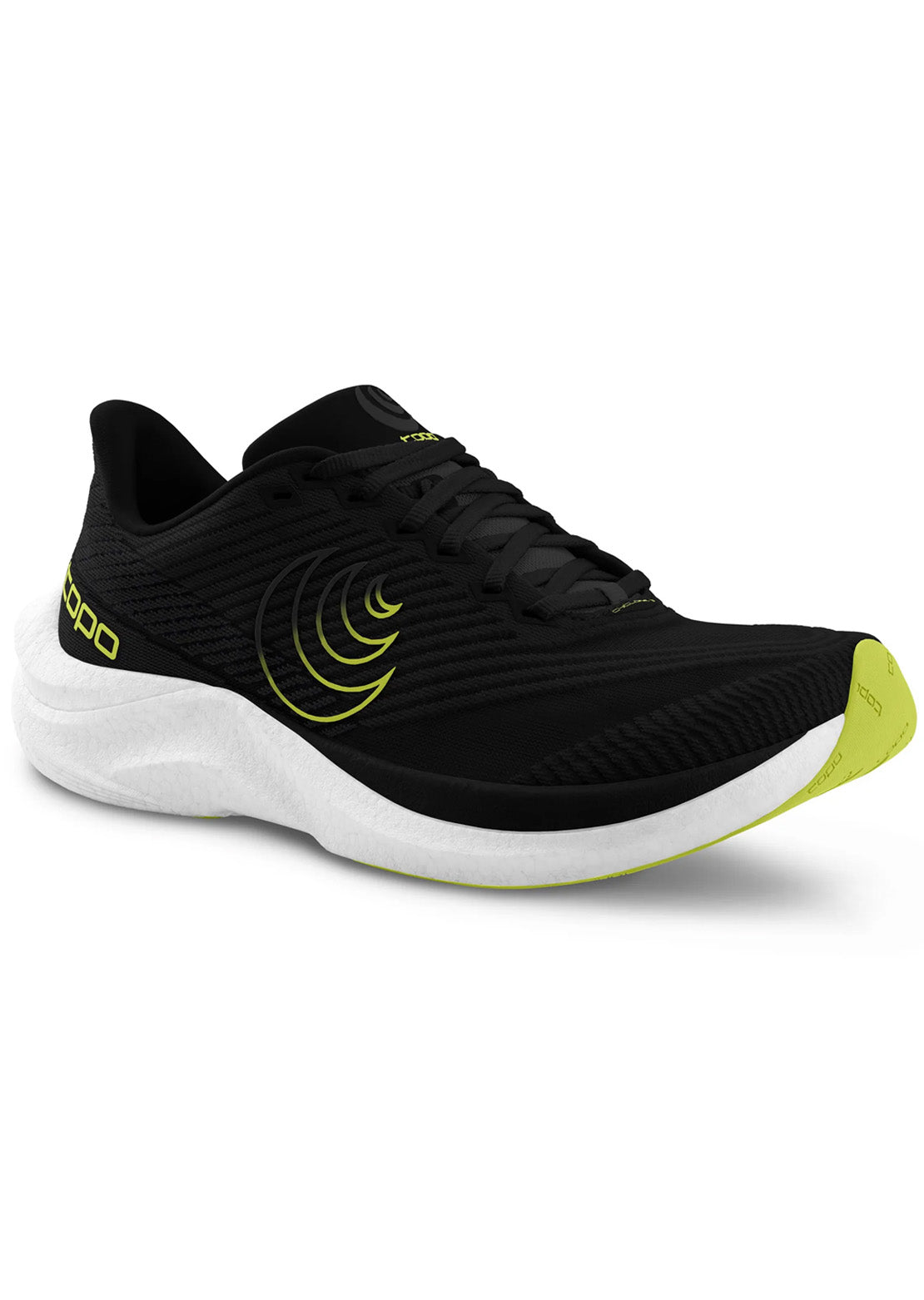 Topo Athletic Men's Cyclone 3 Shoes Black/Lime