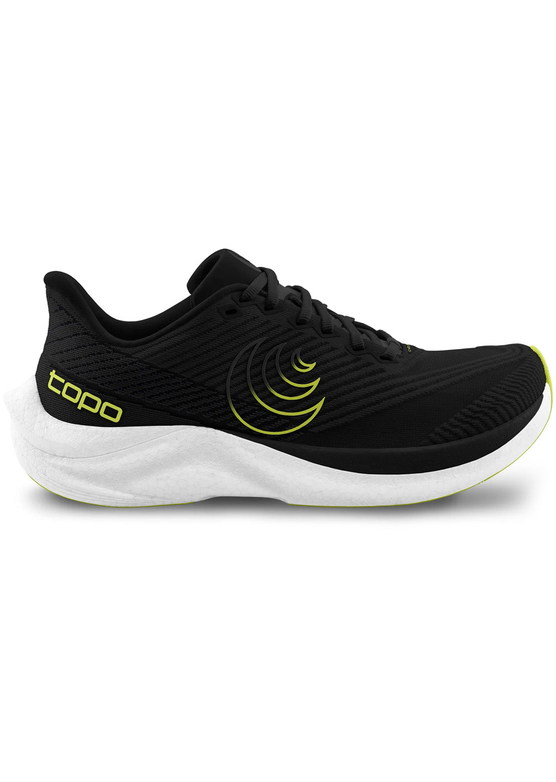 Topo Athletic Men's Cyclone 3 Shoes Black/Lime