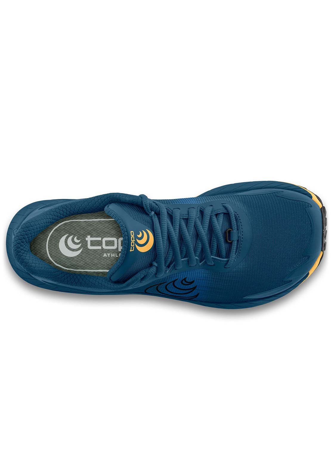 Topo Athletic Men's MTN Racer 4 Shoes Navy/Orange