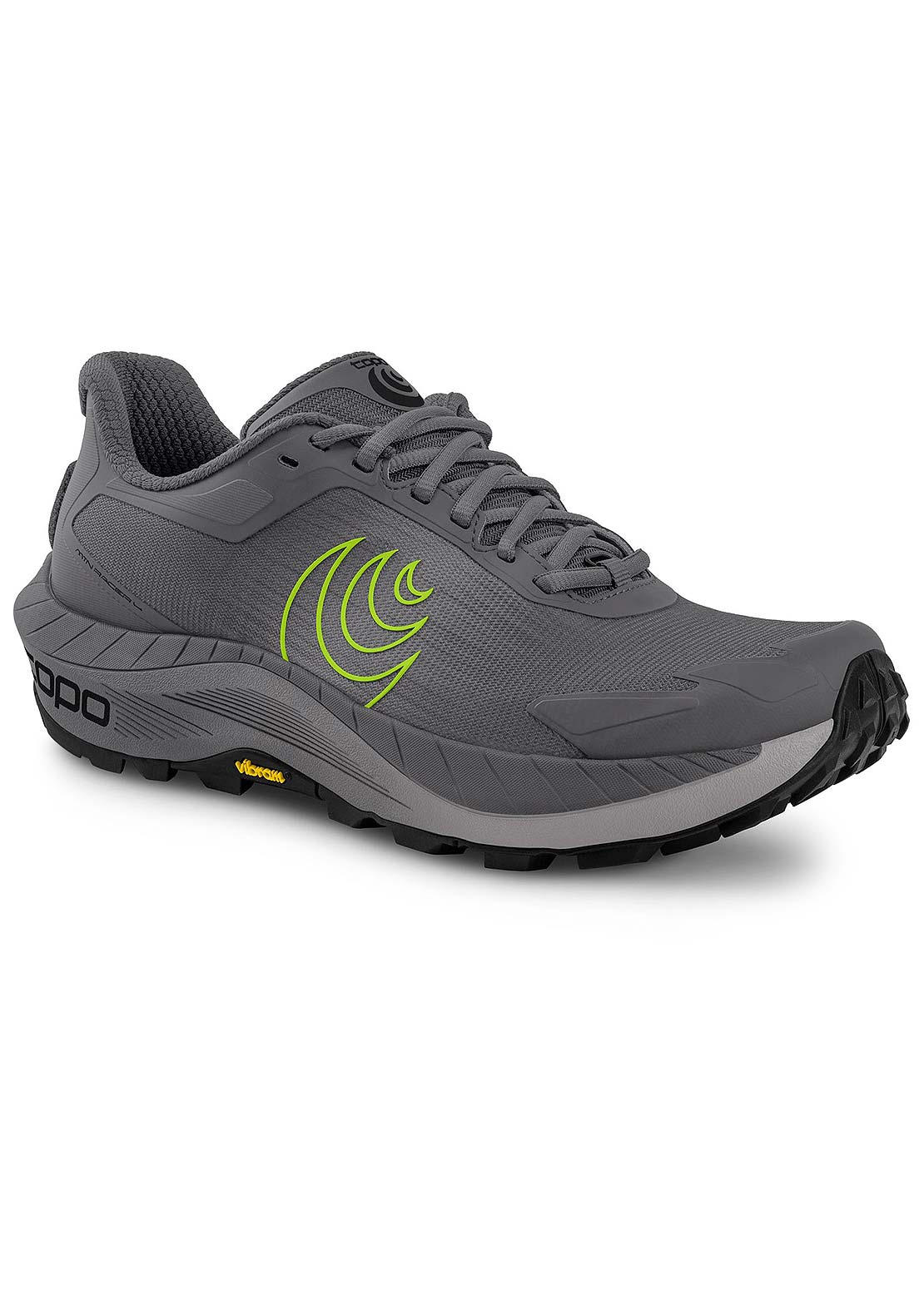 Topo Athletic Men's MTN Racer 4 Trail Running Shoes Grey/Lime