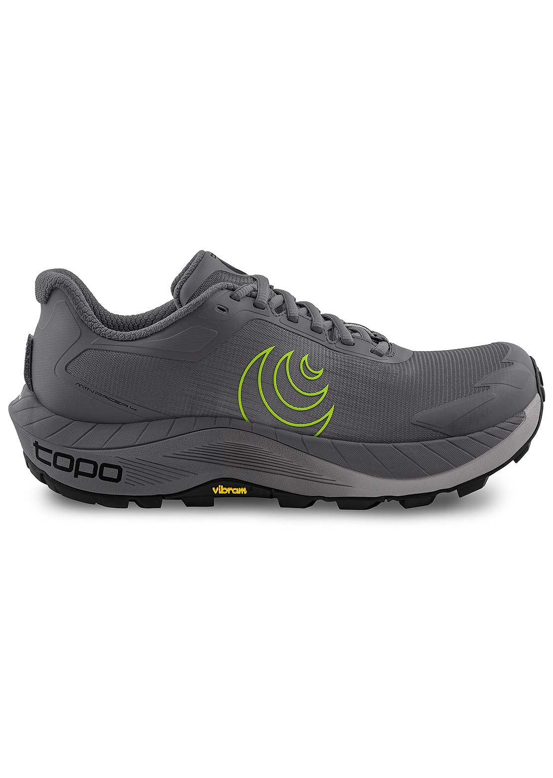 Topo Athletic Men's MTN Racer 4 Trail Running Shoes Grey/Lime