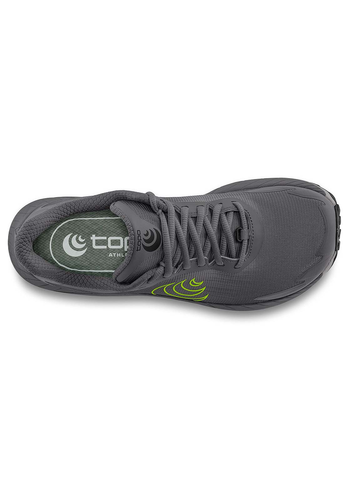 Topo Athletic Men's MTN Racer 4 Trail Running Shoes Grey/Lime
