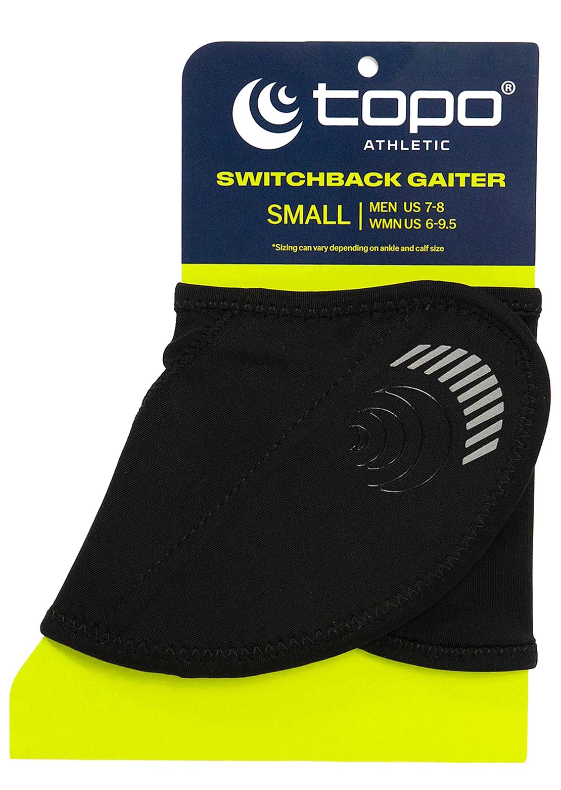 Topo Athletic Unisex Switchback Gaiter Black/Black