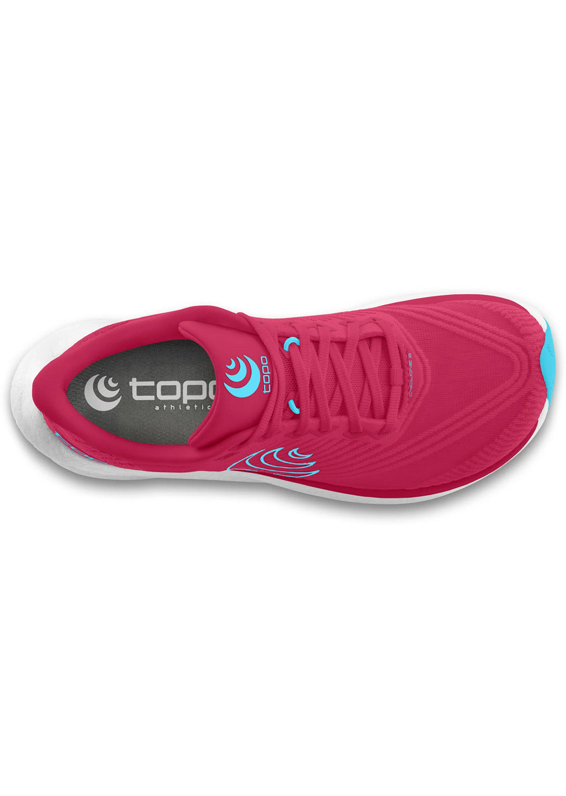 Topo Athletic Women's Cyclone 3 Shoes Pink/Blue