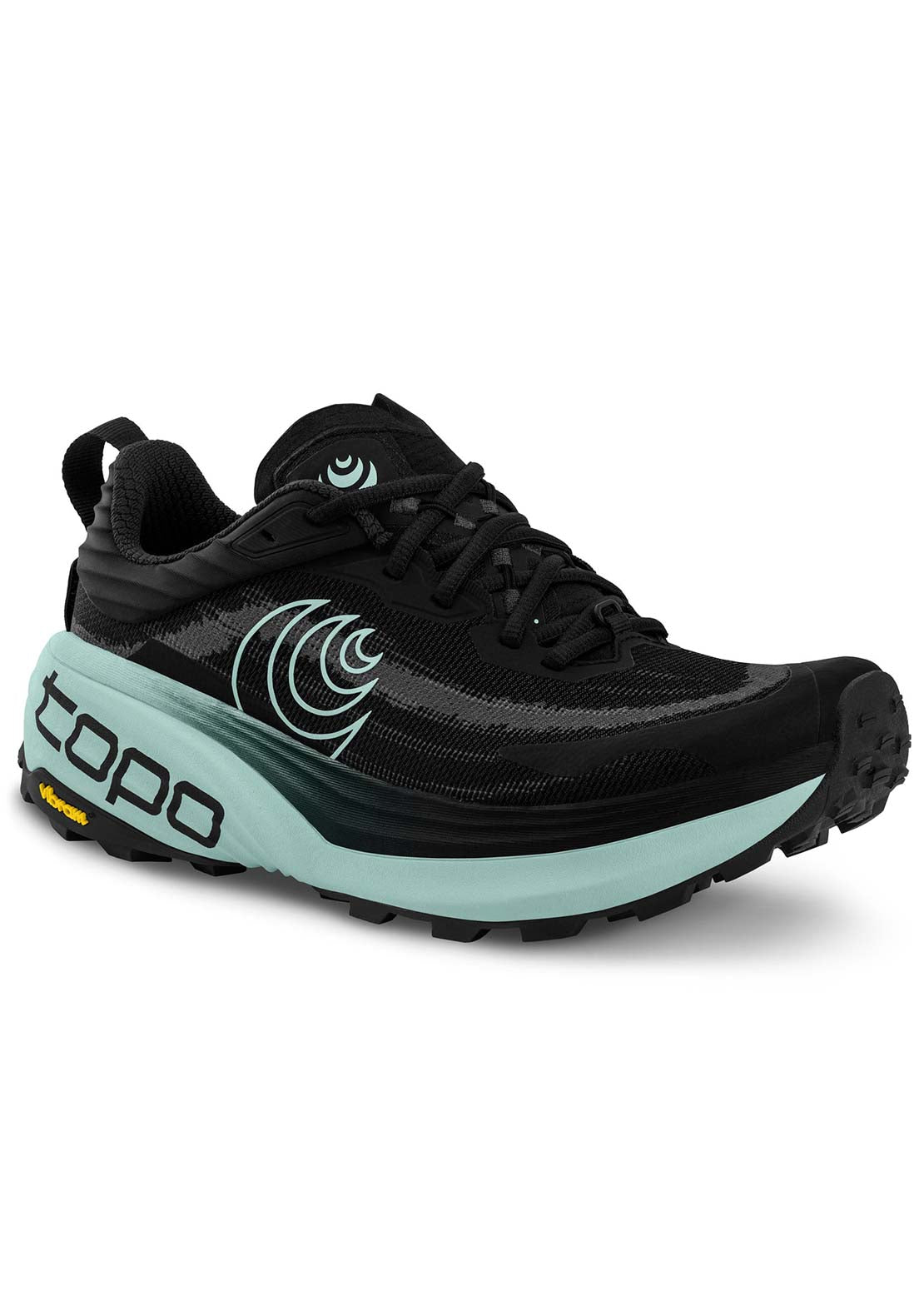 Topo Athletic Women's Vista Shoes Black/Mint