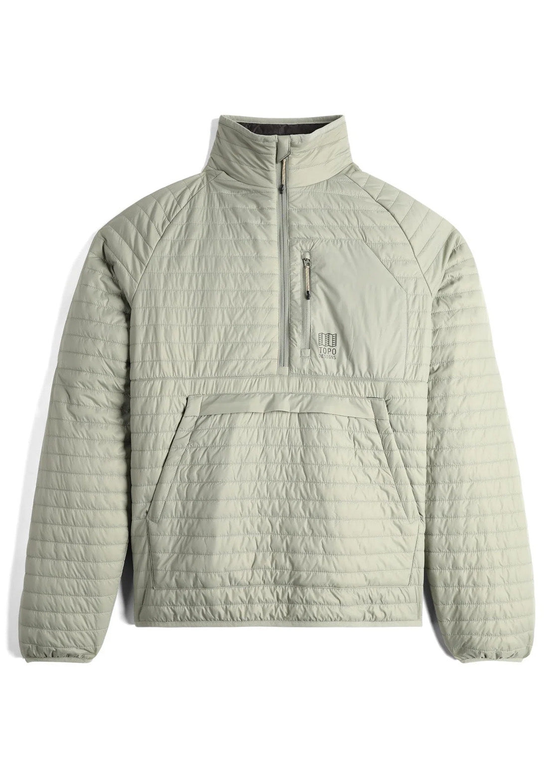 Topo Designs Men's Global Puffer Pullover Jacket Dried Sage