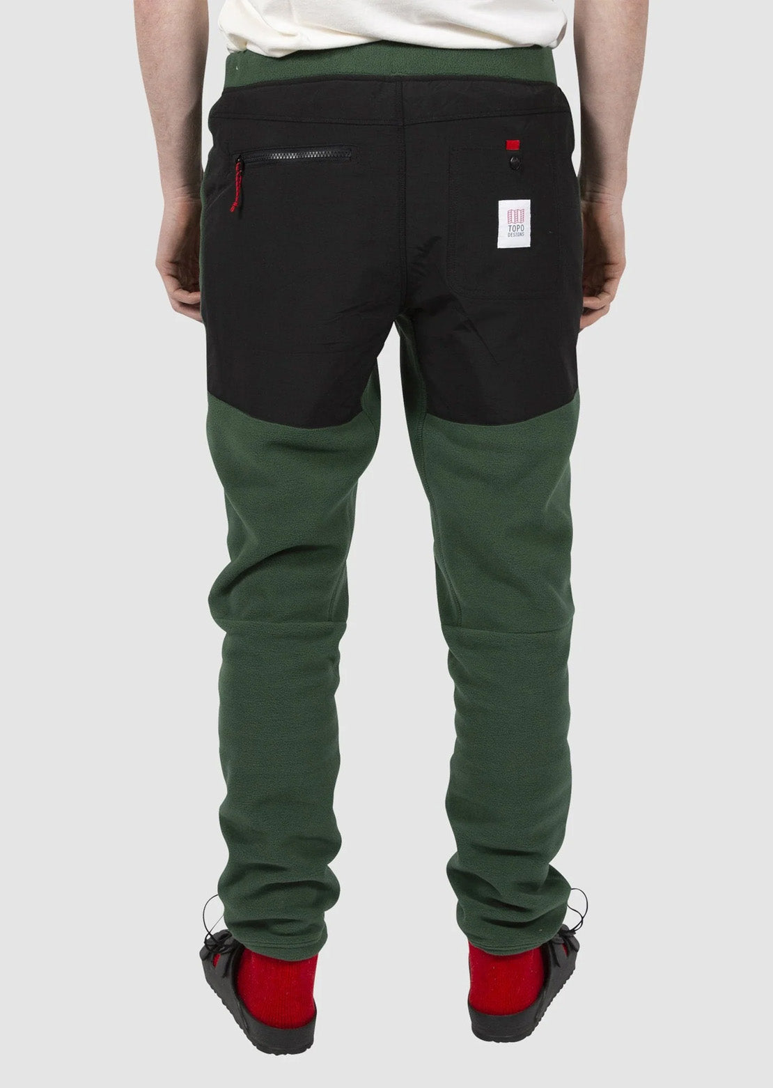 Topo Designs Men's Mountain Fleece Pants Forest Black