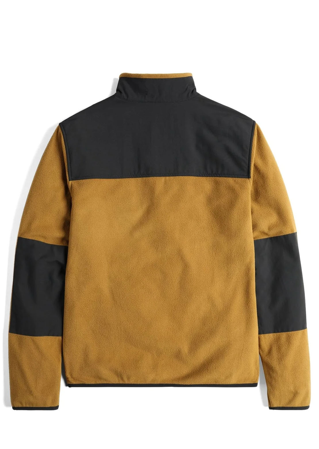 Topo Designs Men's Vista 1/4 Zip Lightweight Fleece Jacket Dark Khaki