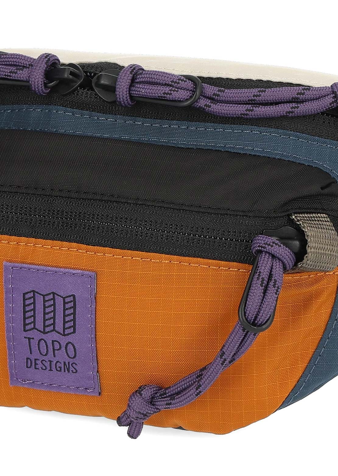 Topo Designs Mountain Waist Pack Pond Blue/Spice