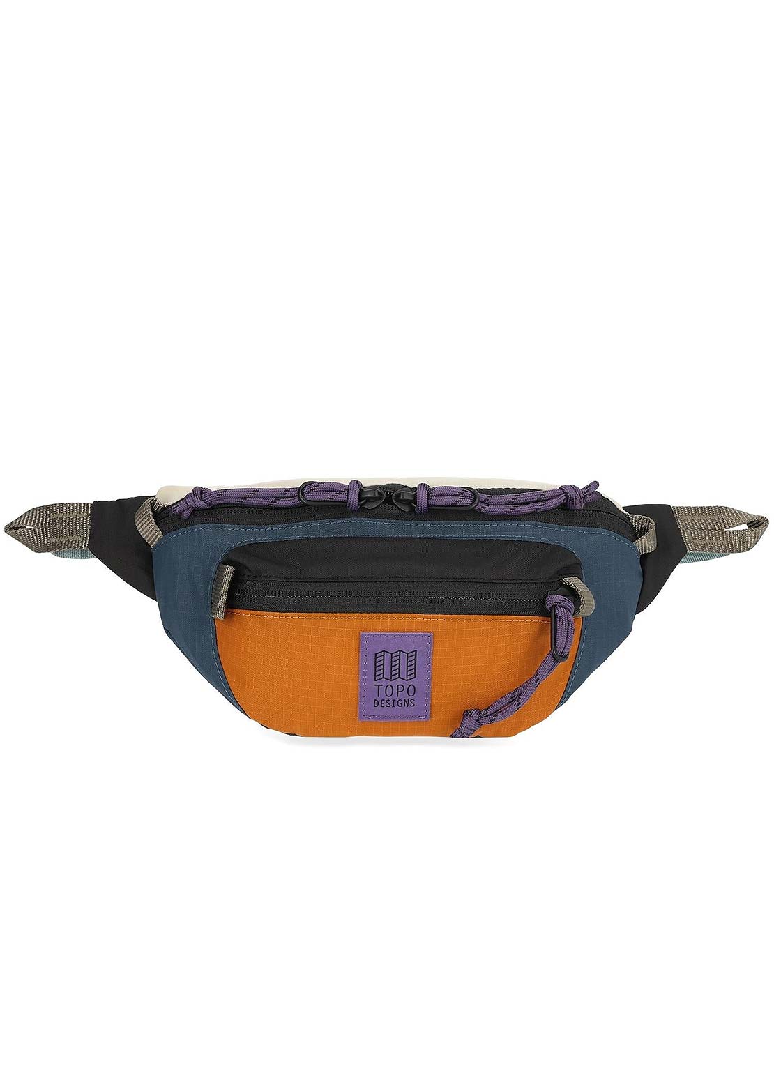 Topo Designs Mountain Waist Pack Pond Blue/Spice
