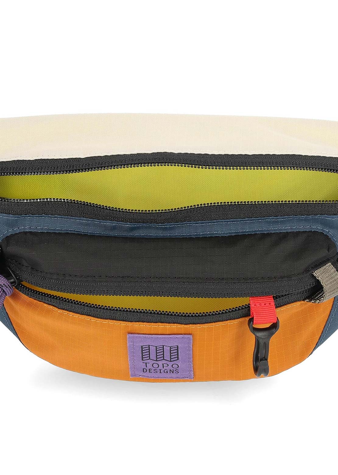 Topo Designs Mountain Waist Pack Pond Blue/Spice