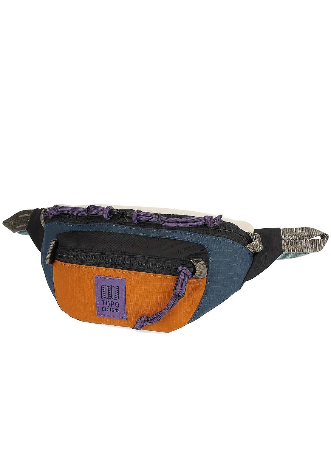 Topo Designs Mountain Waist Pack Pond Blue/Spice