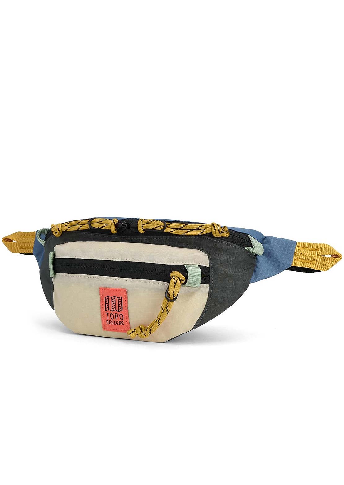 Topo Designs Mountain Waist Pack Stone Blue/Bone White