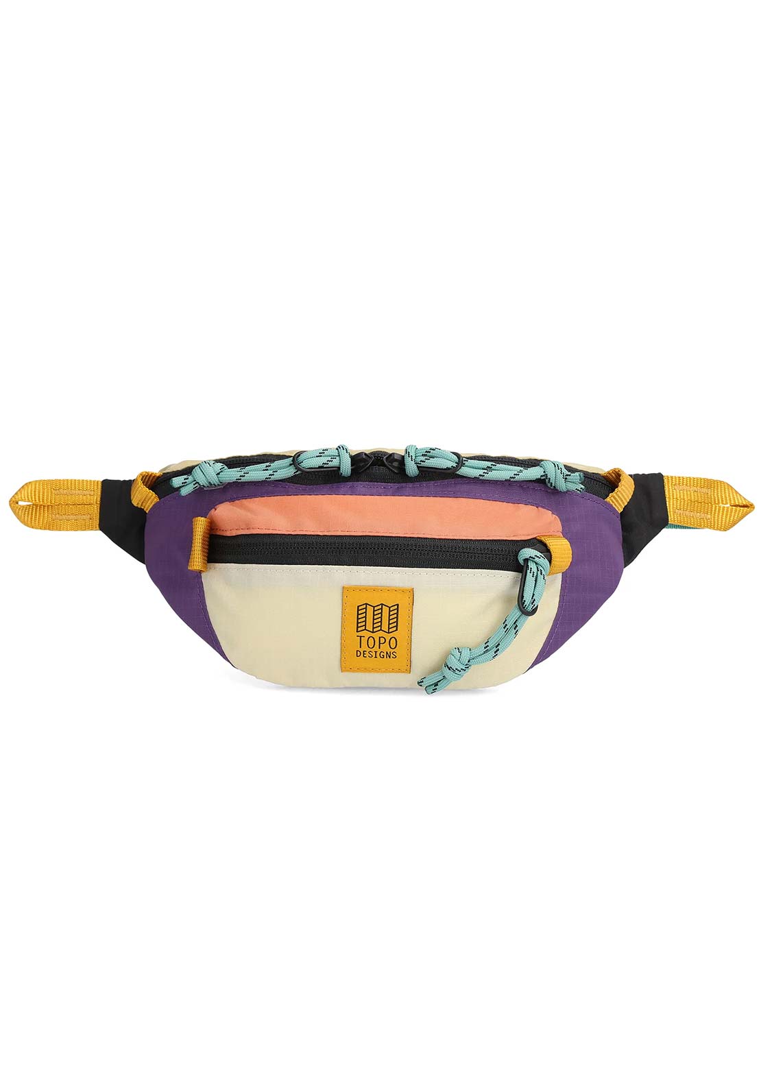 Topo Designs Mountain Waist Packs Loganberry/Bone White