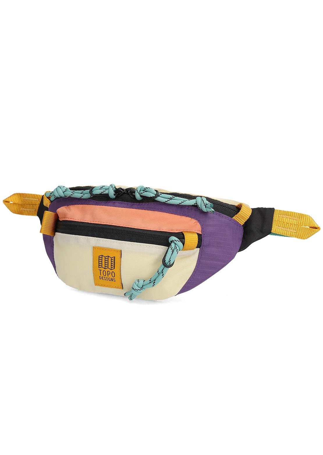 Topo Designs Mountain Waist Packs Loganberry/Bone White