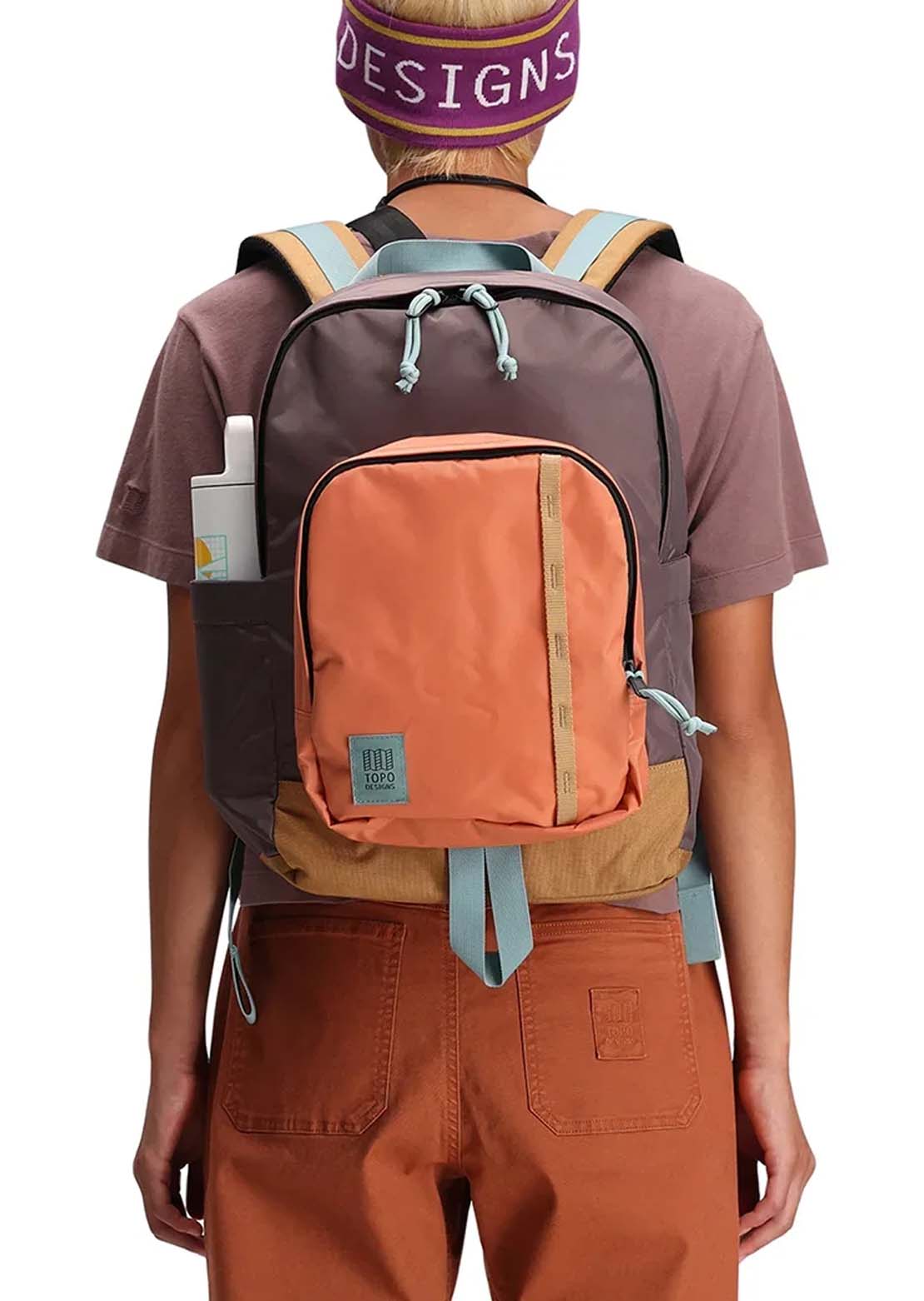 Topo Designs Unisex Session Backpack Coral Peppercorn