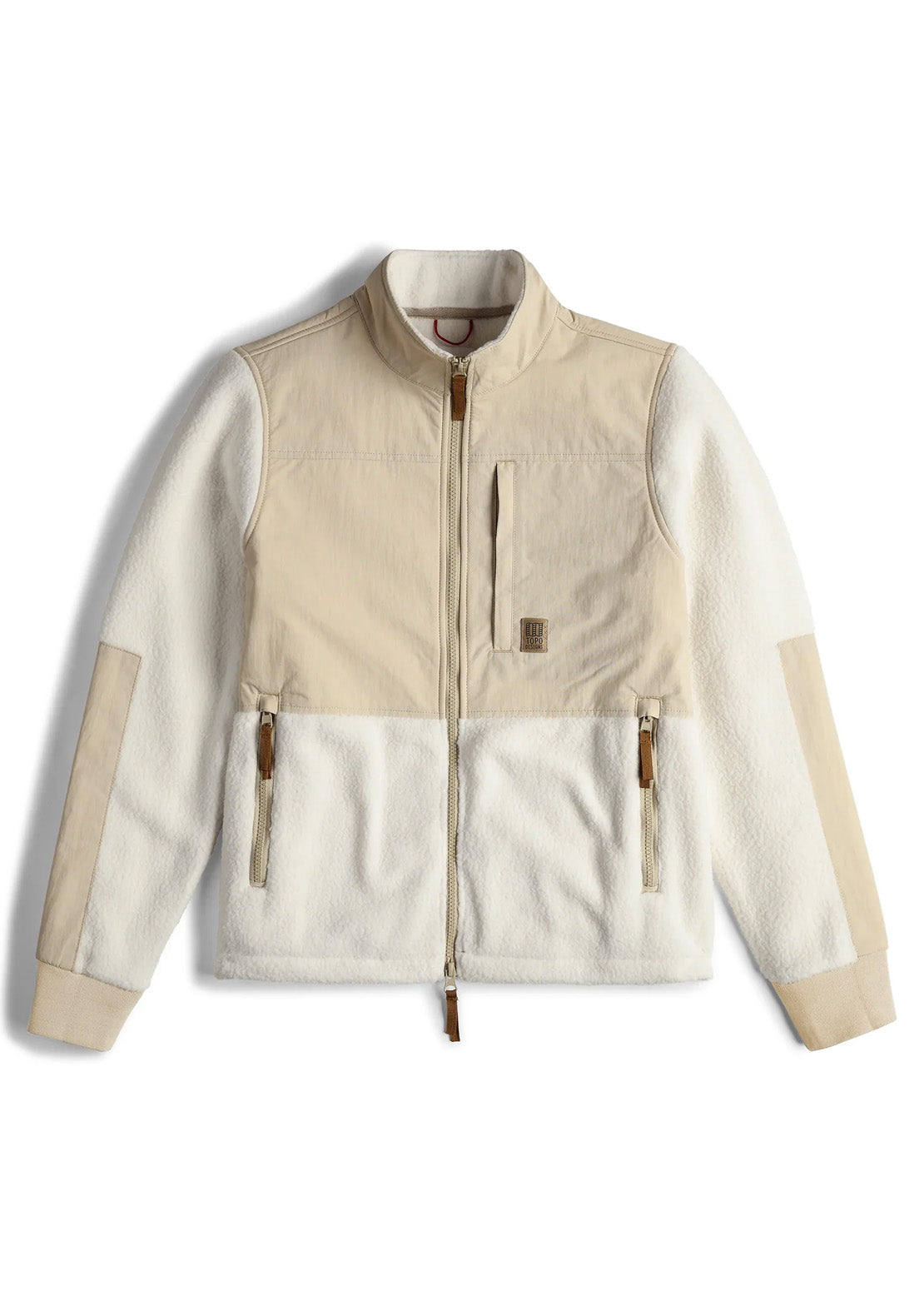 Topo Designs Women's Subalpine Fleece Jacket Natural Sand