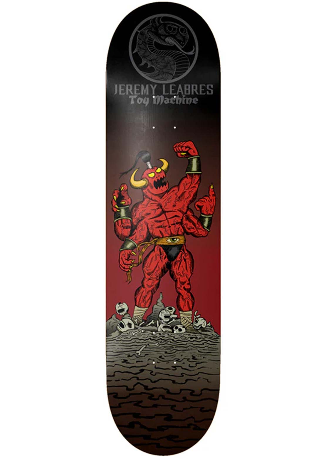 Toy Machine Unisex Leabres Death Fight Skateboard Deck Multi