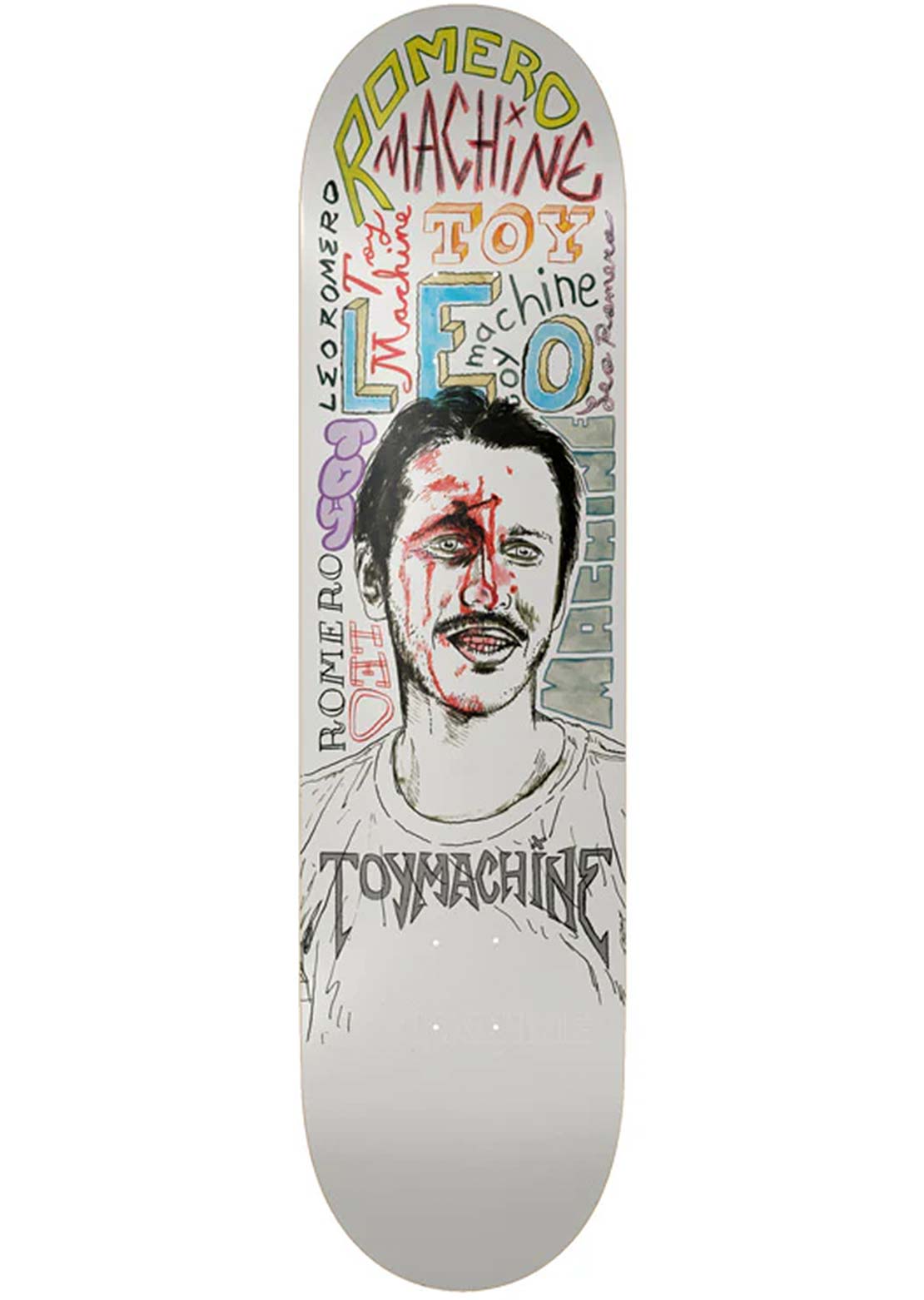 Toy Machine Unisex Romero Mi Cara Skateboard Deck Multi