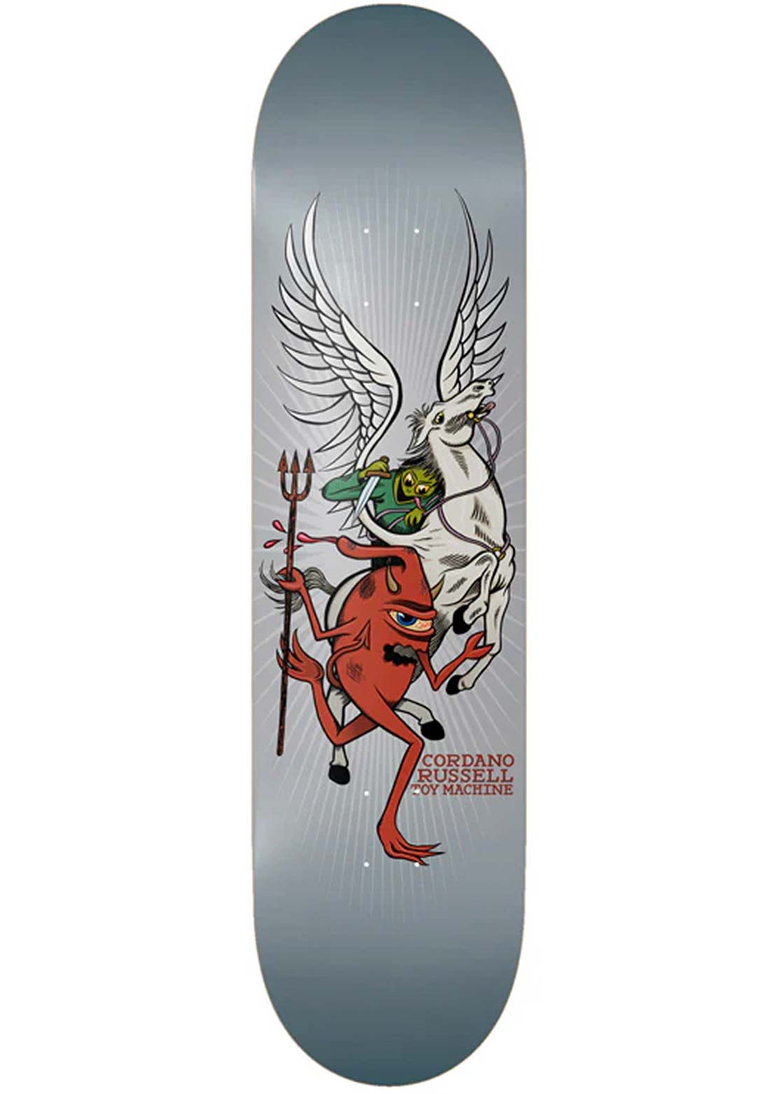 Toy Machine Unisex Russell Pegasus Skateboard Deck Multi