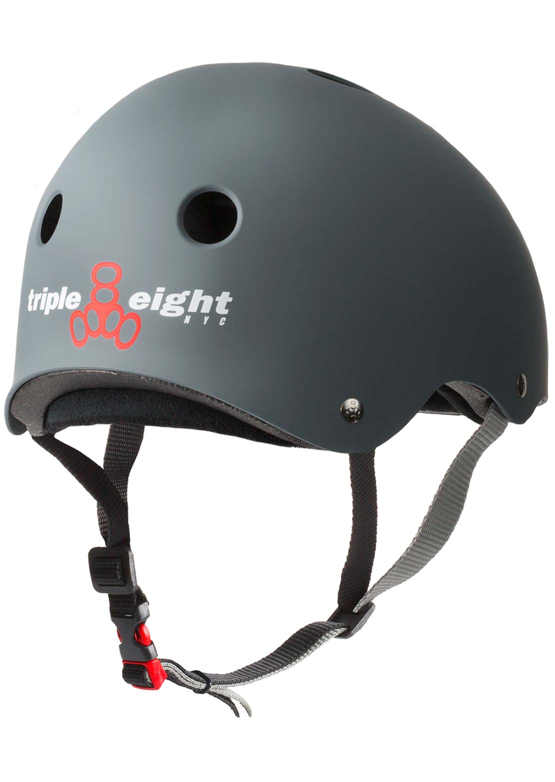 Triple 8 Brainsaver Certified w/ Sweatsaver Liner Skate Helmet Carbon Rubber