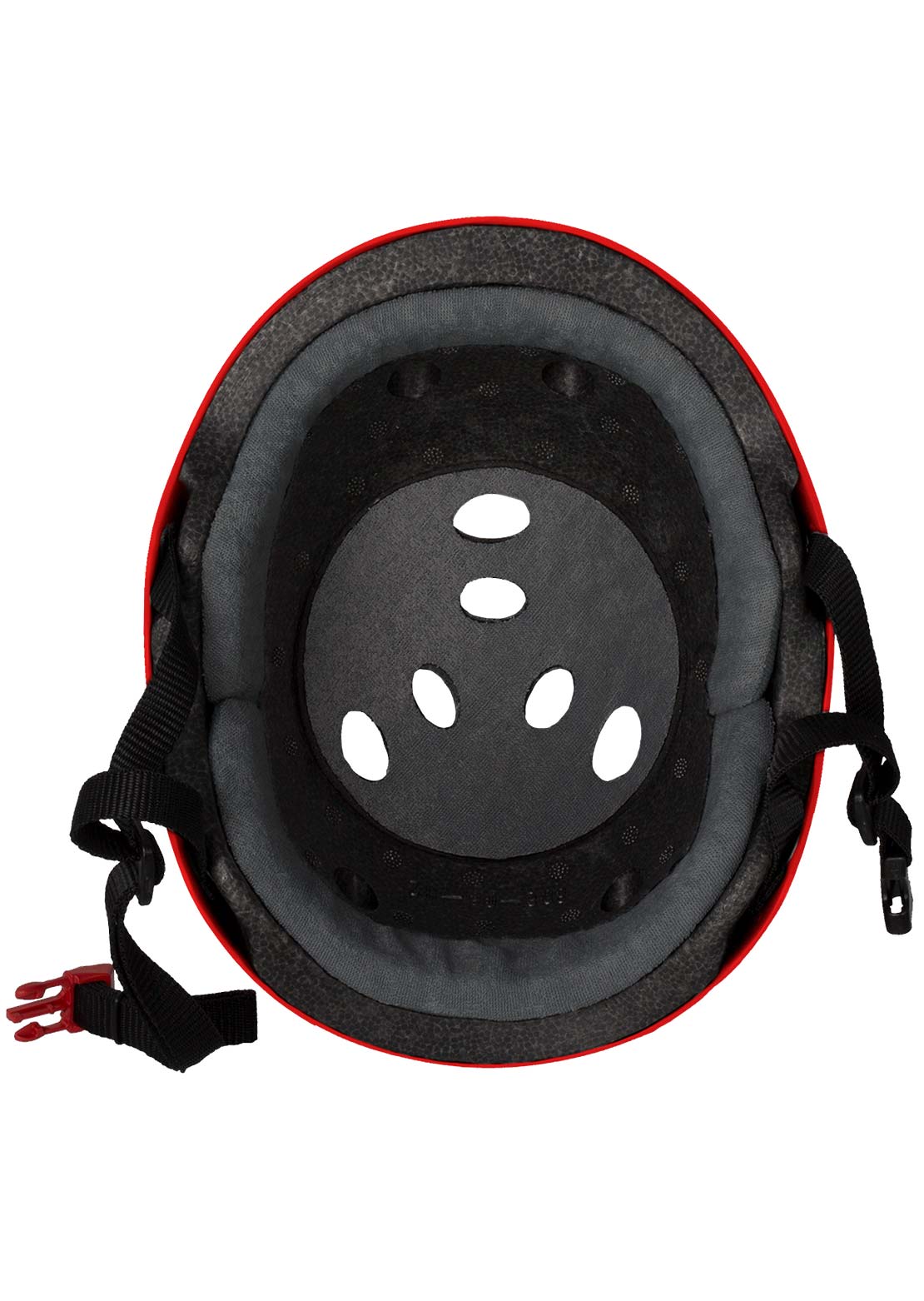Triple 8 Brainsaver Certified w/ Sweatsaver Liner Skate Helmet Red Gloss