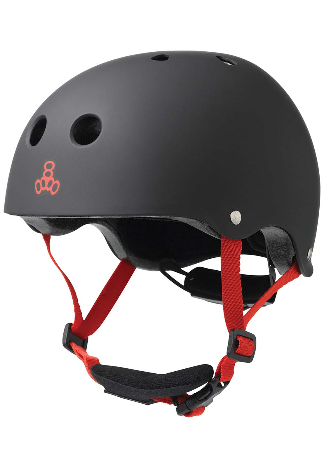 Triple 8 Junior Lil 8 Dual Certified with EPS Skate Helmet Matte Black