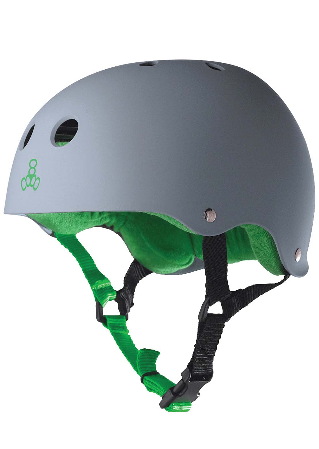 Triple 8 Sweatsaver Liner Skate Helmet Carbon Rubber