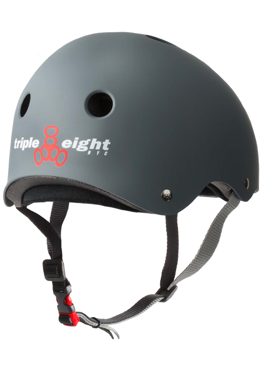 Triple 8 The Certified Sweatsaver Skate Helmet Carbon Matte