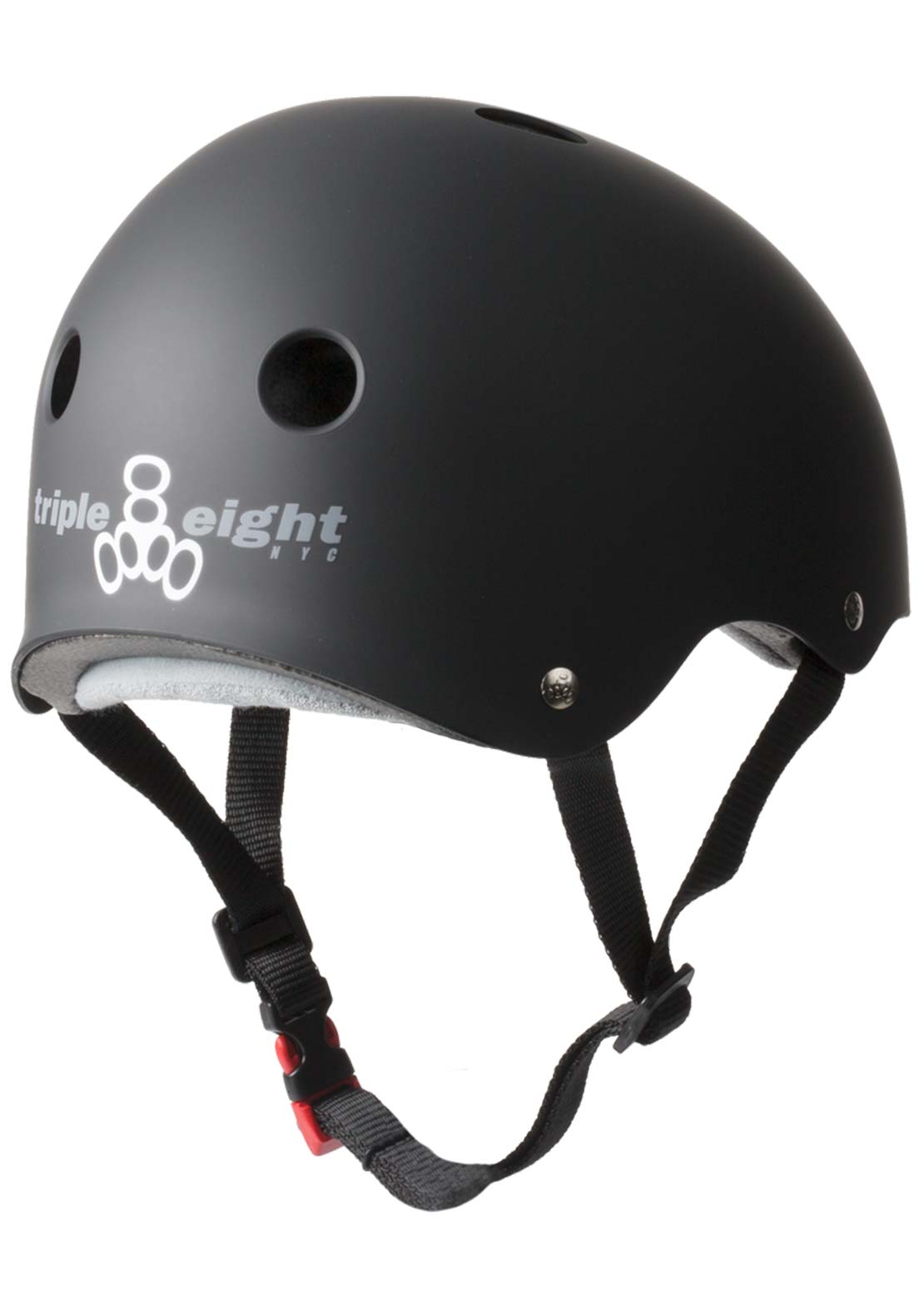 Triple 8 The Certified Sweatsaver Skate Helmet Matte Black