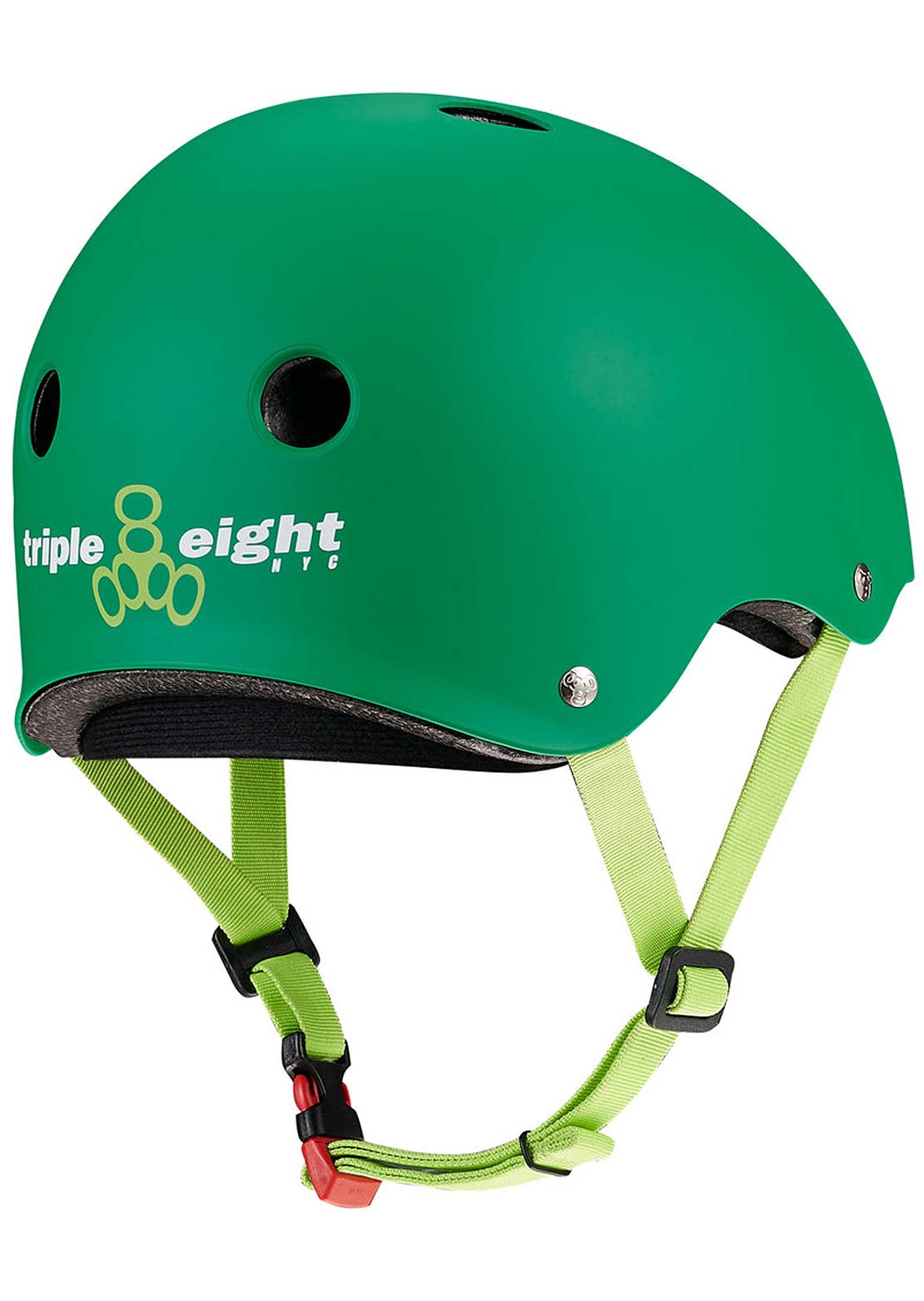 Triple 8 The Certified Sweatsaver Skate Helmet Kelly Green Matte
