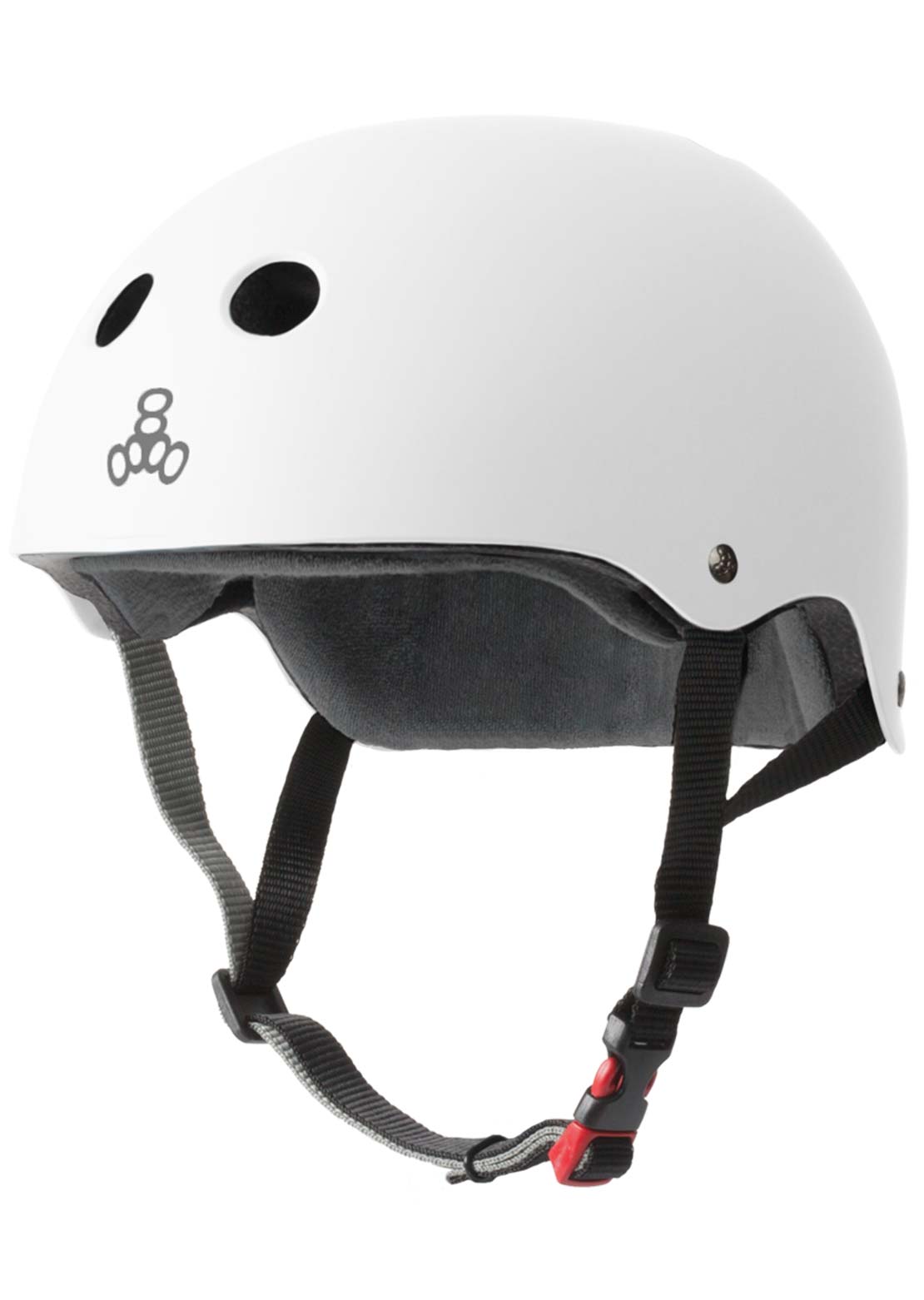 Triple 8 The Certified Sweatsaver Skate Helmet Matte White