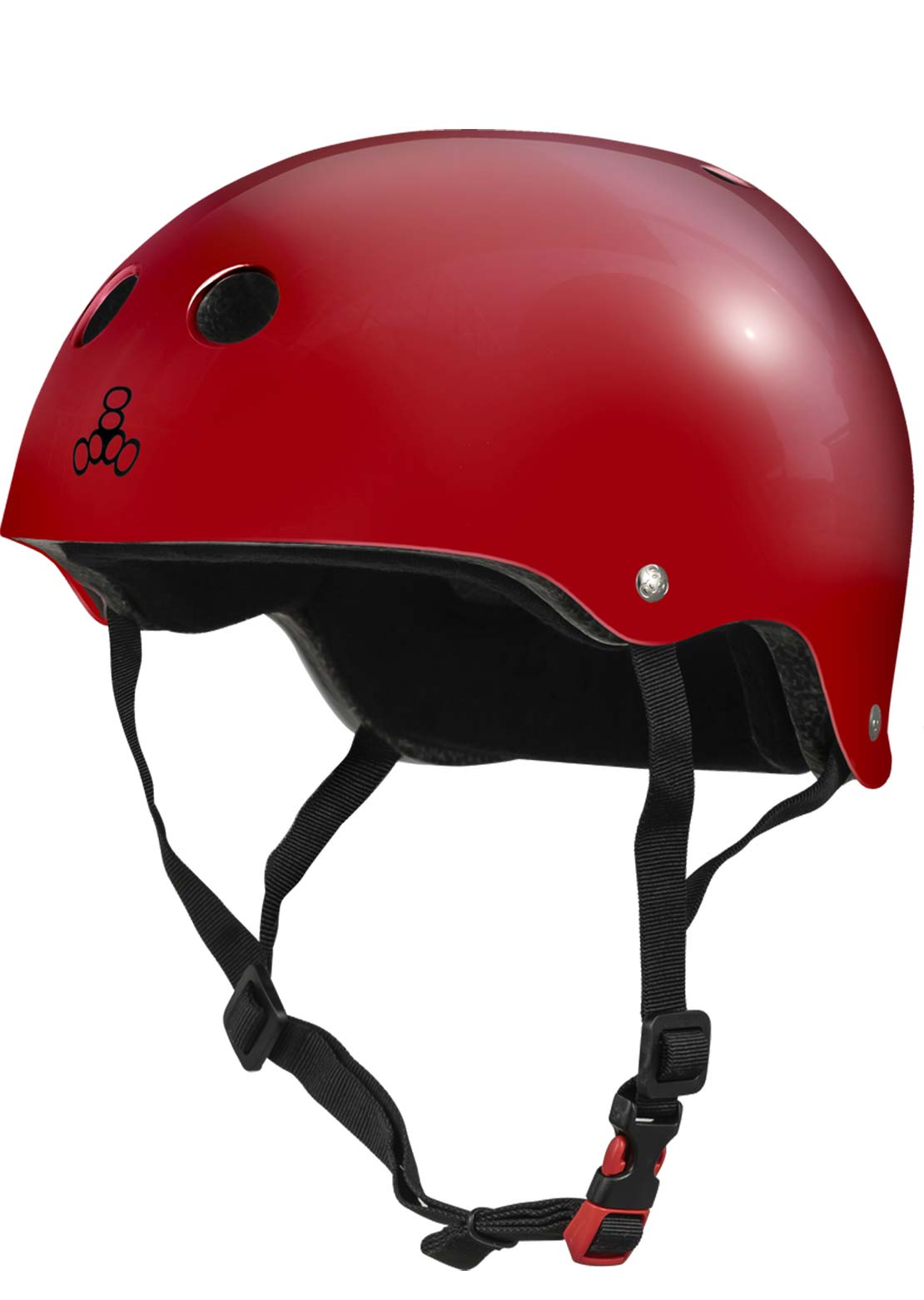 Triple 8 The Certified Sweatsaver Skate Helmet Red Glossy