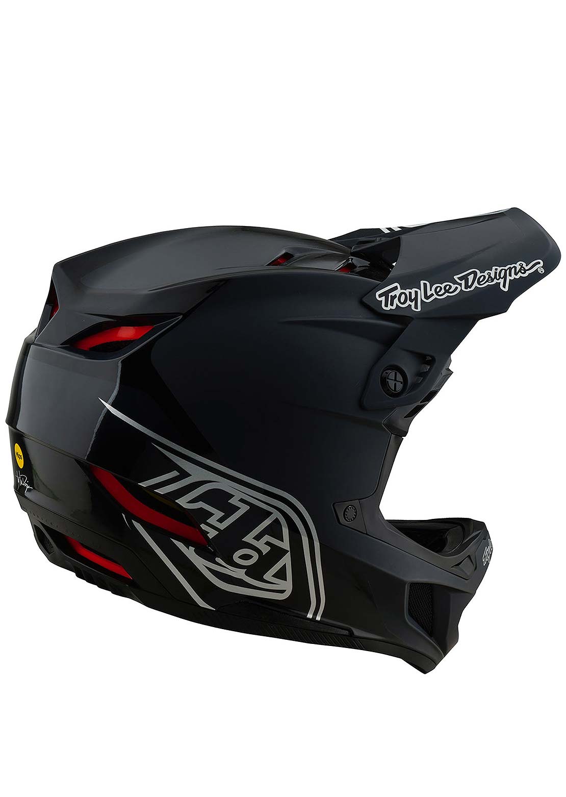 Troy Lee D4 Polyacrylite MIPS Helmet Black