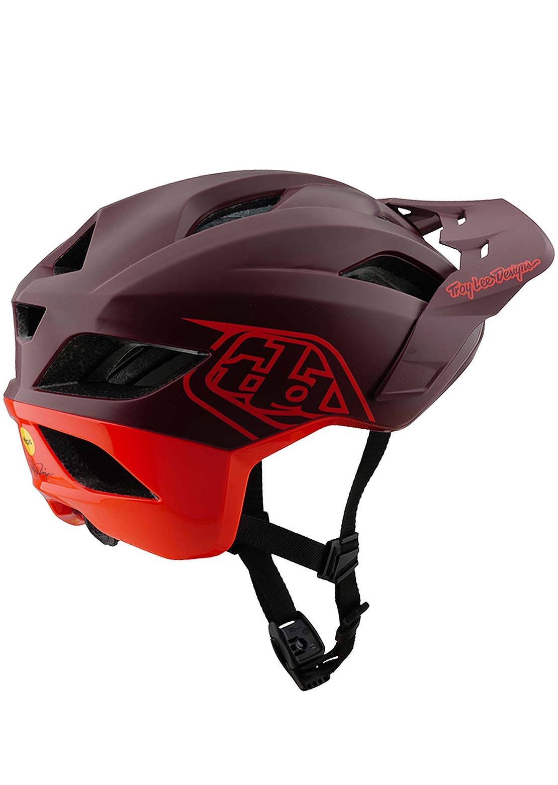 Troy Lee Flowline Se MIPS Helmet Maroon