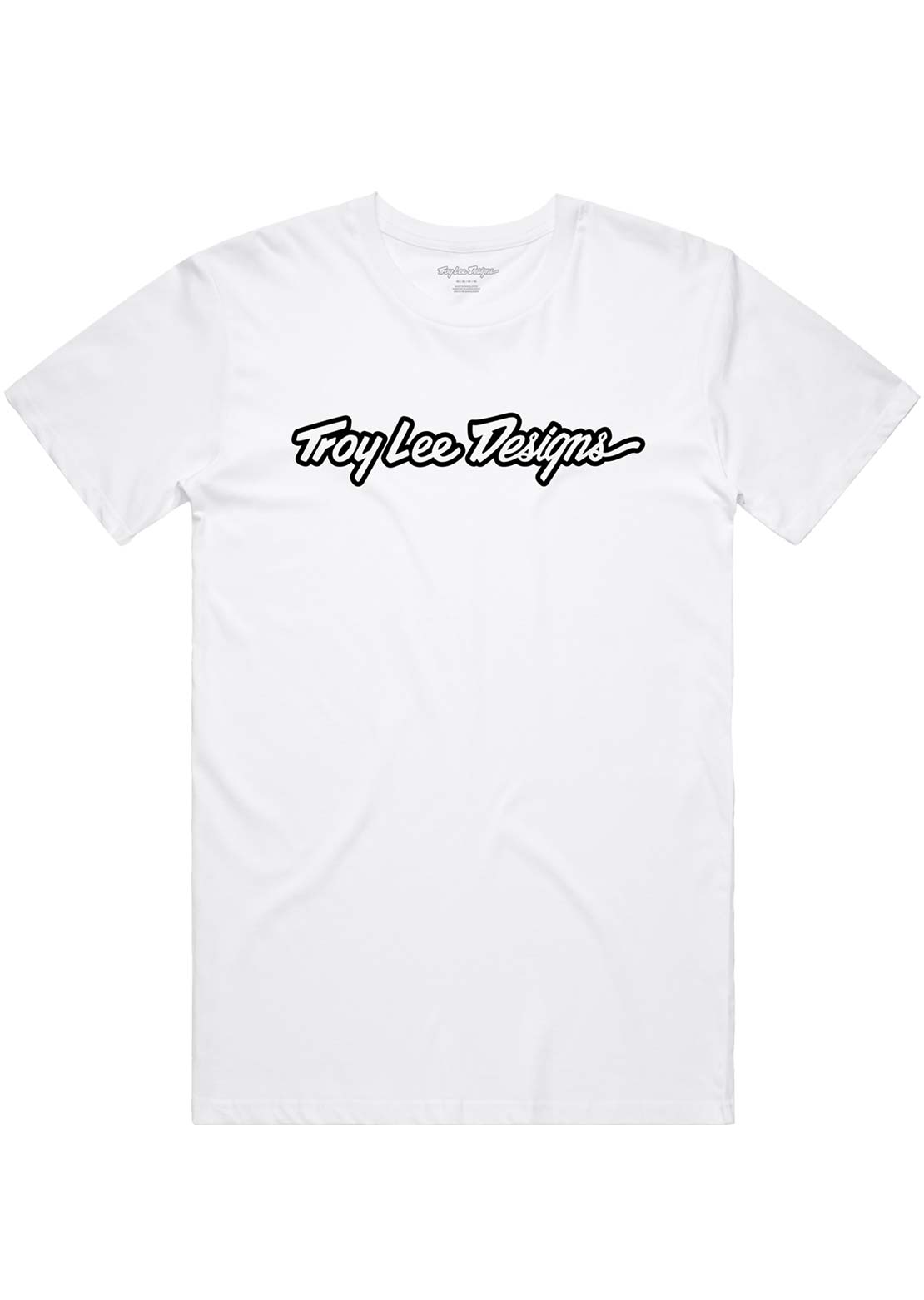 Troy Lee Men’s Signature T-Shirt White/Black