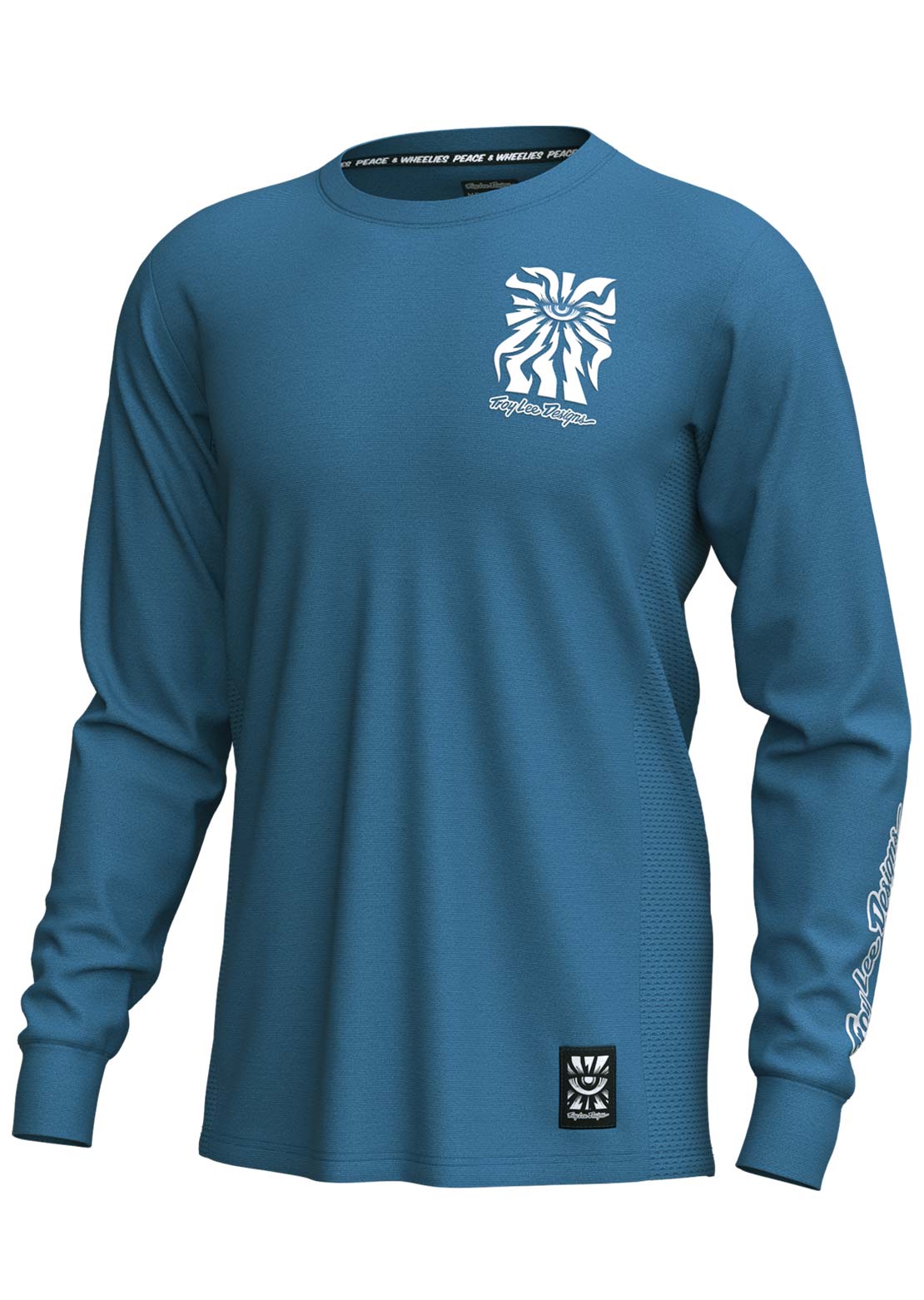 Troy Lee Men’s Skyline Ride Long Sleeve Aero Blue