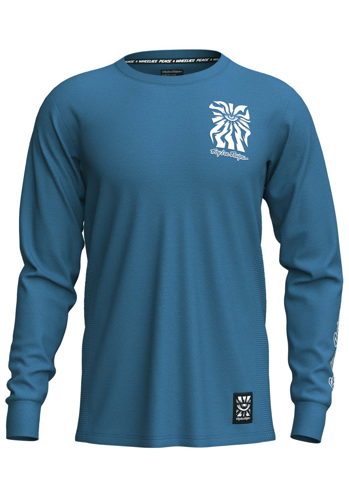 Troy Lee Men’s Skyline Ride Long Sleeve Aero Blue