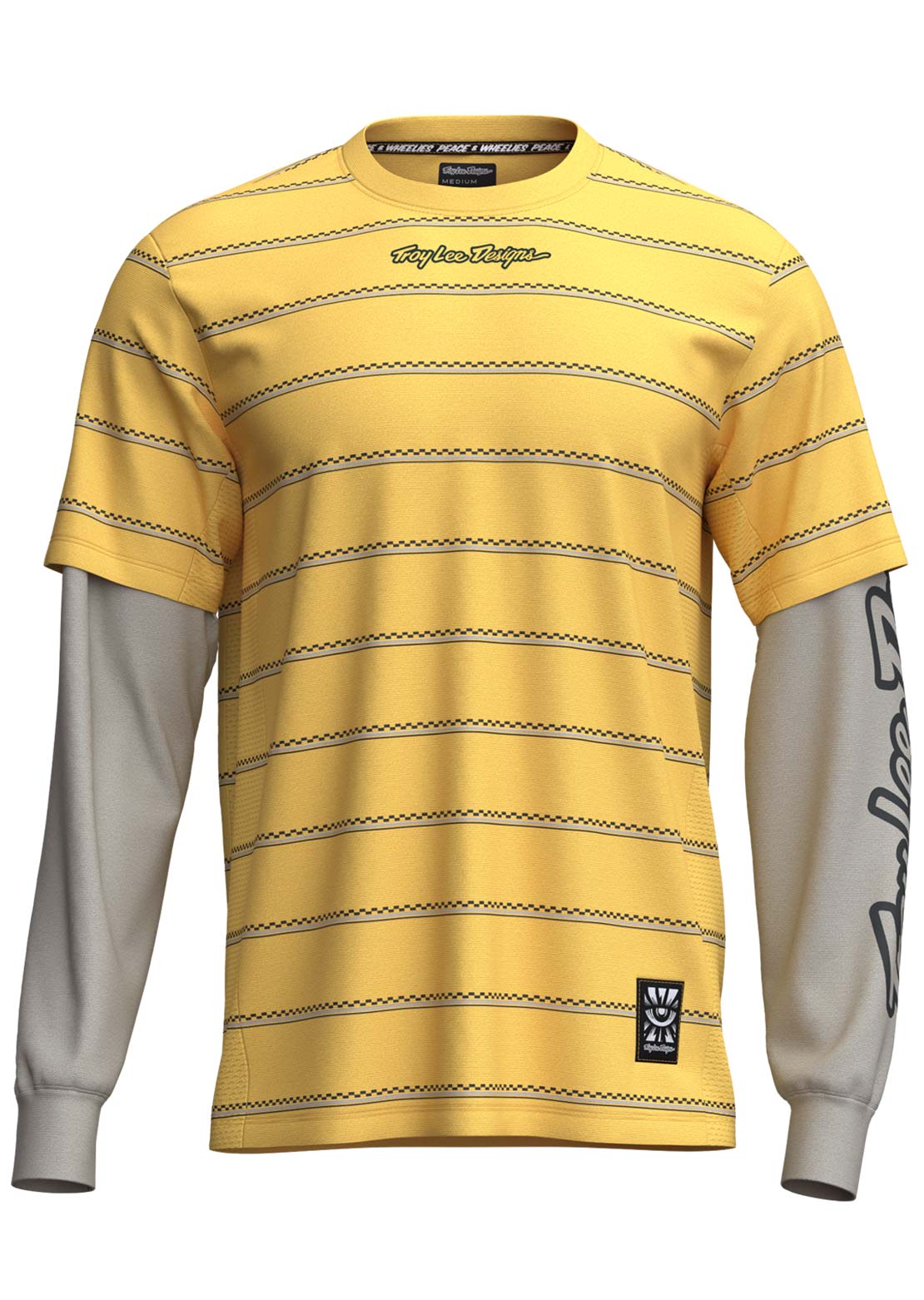 Troy Lee Men's Skyline Fakie Ride Long Sleeve Butter