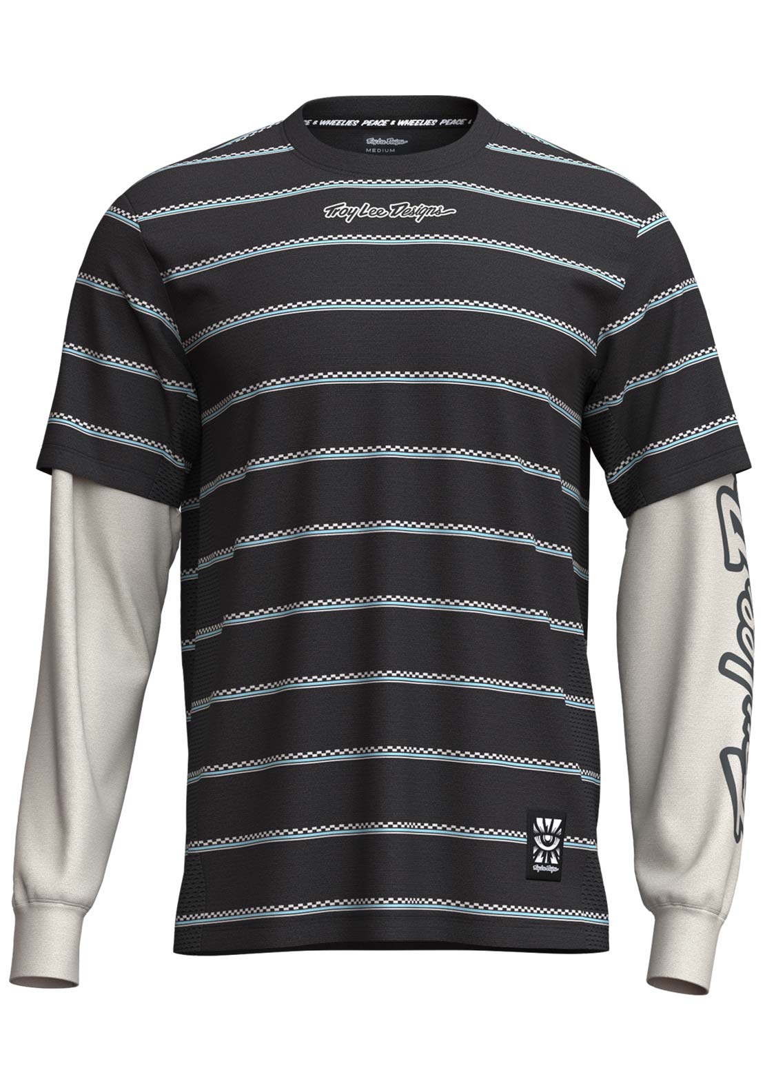Troy Lee Men's Skyline Fakie Ride Long Sleeve Carbon